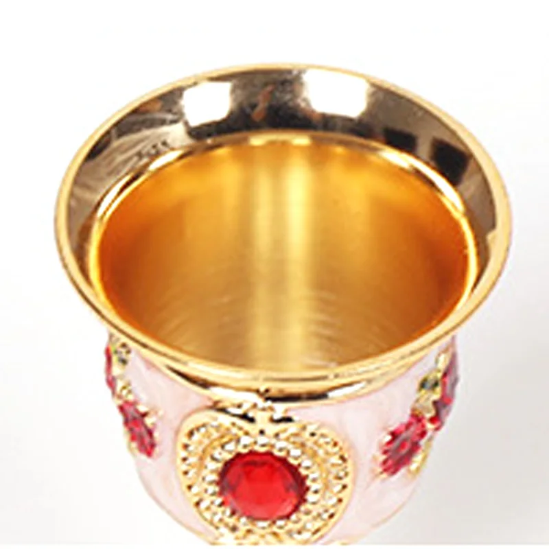 2 шт. бокалы для вина из чистой латуни |