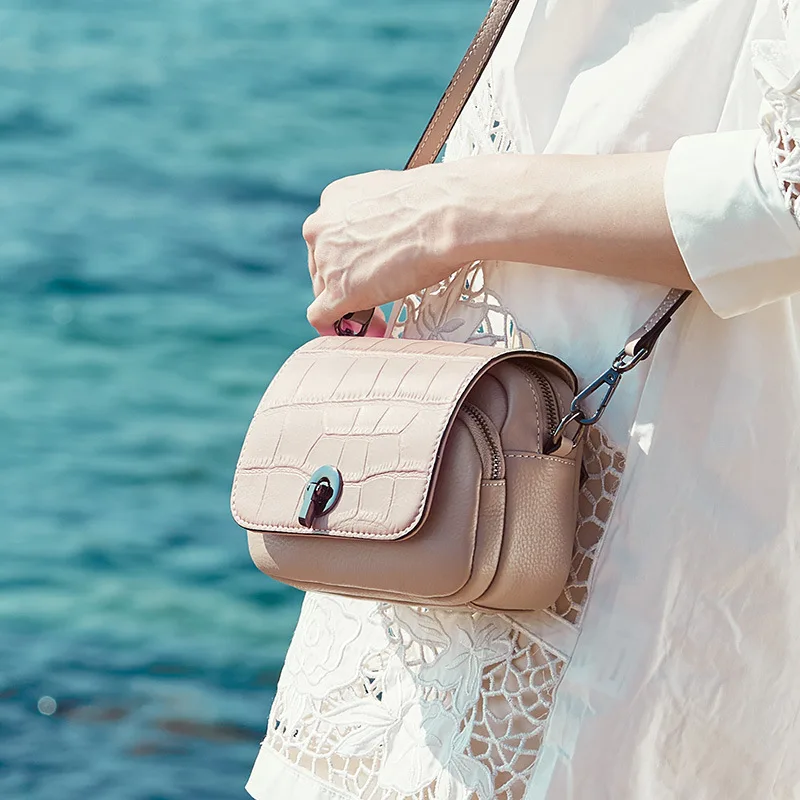 Новые летние сумки женские новые модные кожаные сланцы маленький кожаный