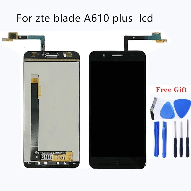

For zte blade A610 plus 5.5“ LCD display touch screen digitizer replacement Phone Parts Repair kit For zte blade BV0730 A2 plus