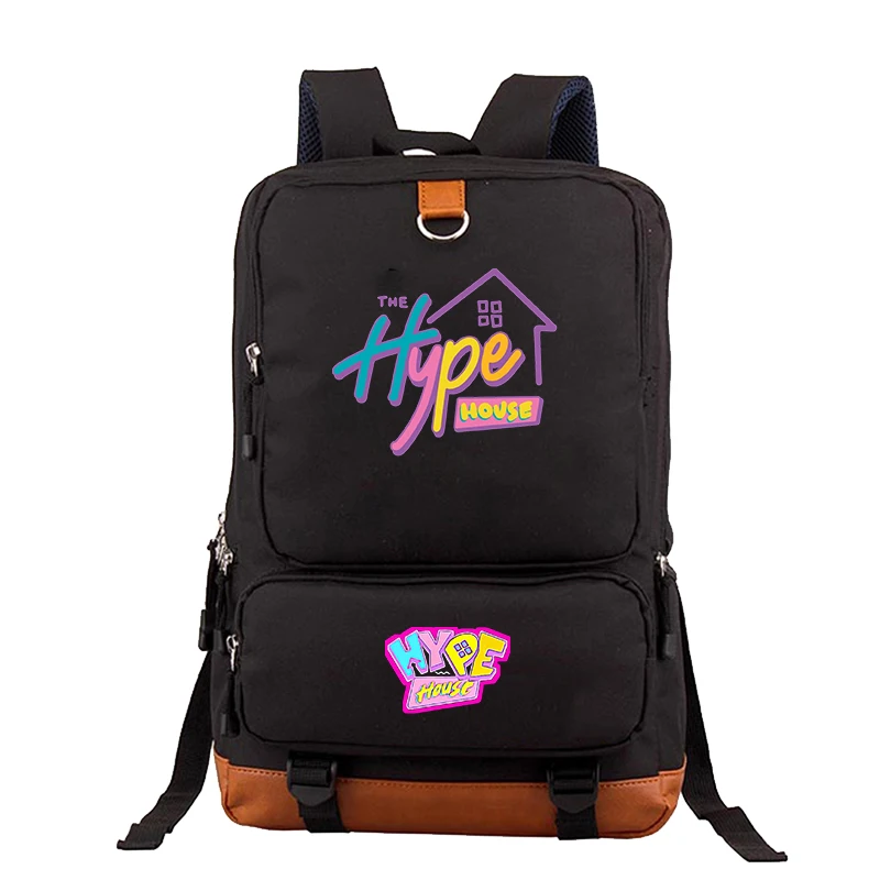 

Холщовый рюкзак The Hype House для женщин, модные школьные ранцы для подростков, Мужской Дорожный большой ранец для ноутбука, сумка 2020