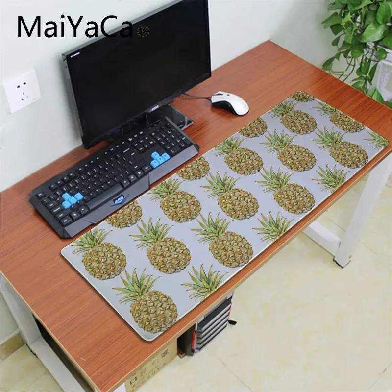 Резиновый коврик для мыши Maiyaca с ананасовым узором большая акция игровой в
