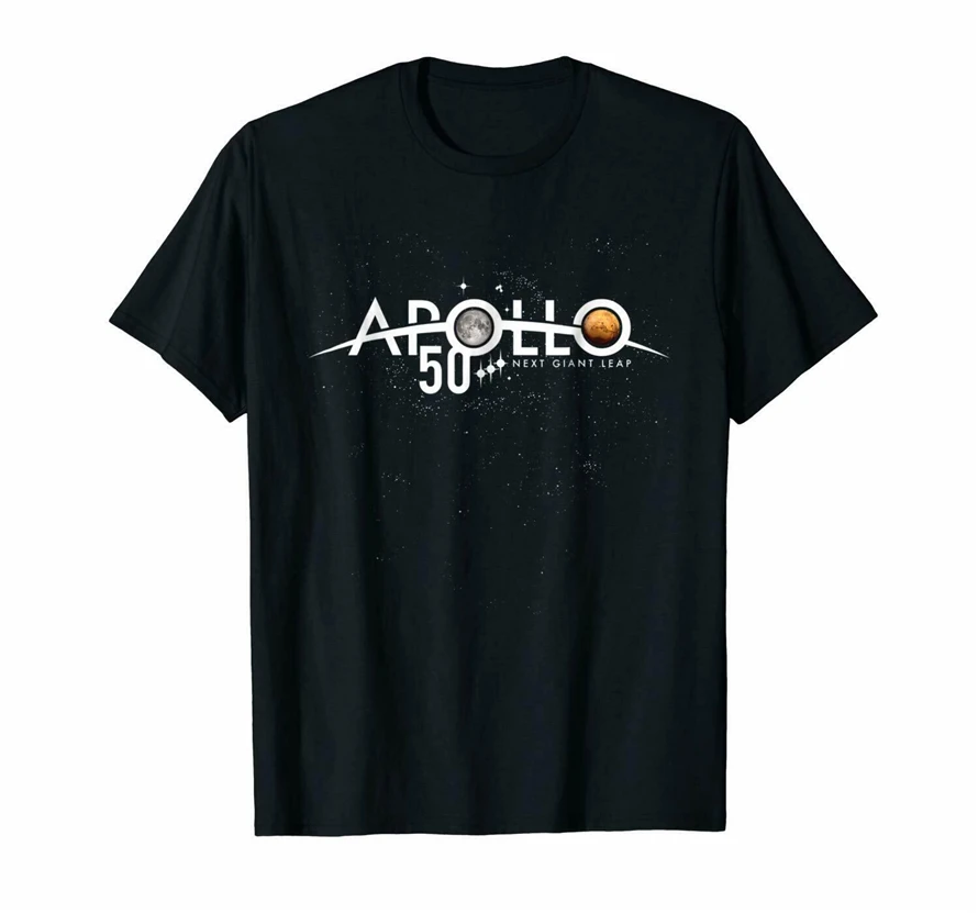 Черная футболка Apollo 11 50Th anniversary Moon Landing 1969 2019 новая крутая из 100% хлопка | Мужская