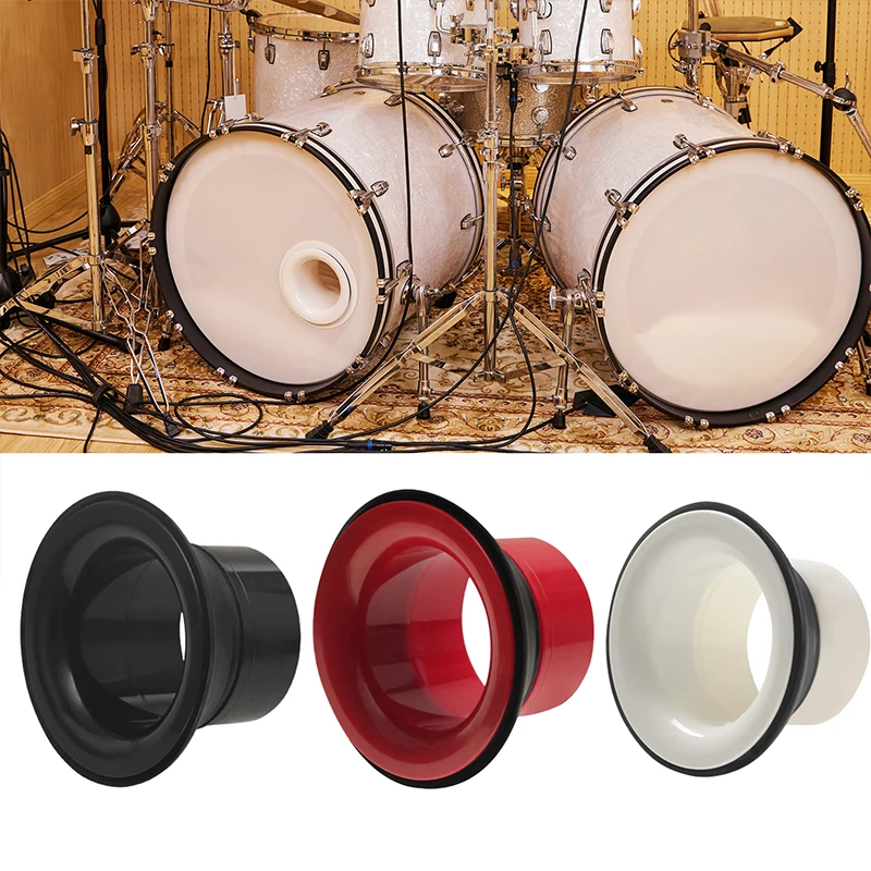 

2 Colors Drum Bottom Microphone Bass Loudspeaker Drum Accessories Bass Hole Protection Percussion Spare Parts
