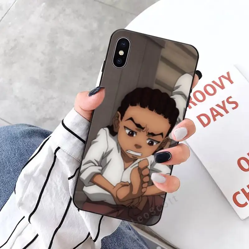 

Huey Freeman Boondocks Phone Case for iPhone 11 12 mini pro XS MAX 8 7 6 6S Plus X 5S SE 2020 XR