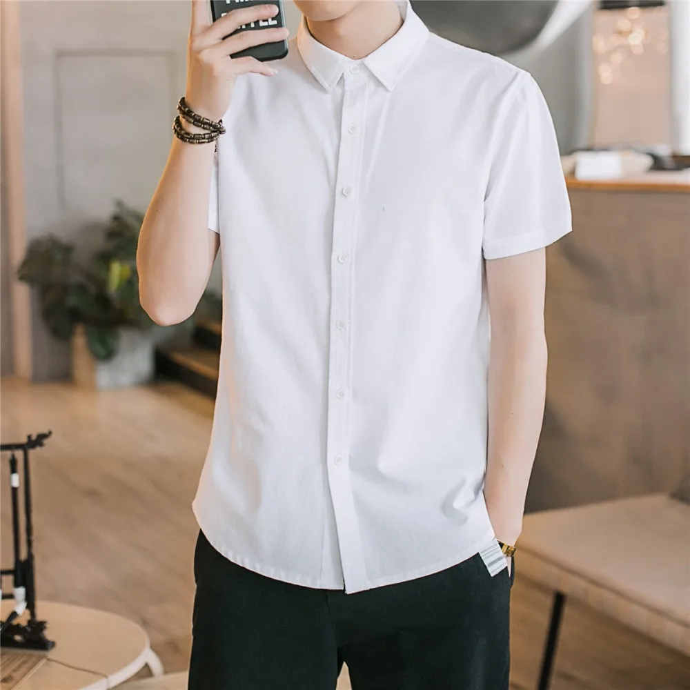 

Nice Pop Design Men Short Sleeve Summer Shirt VogueSlim Fit Shirts Man