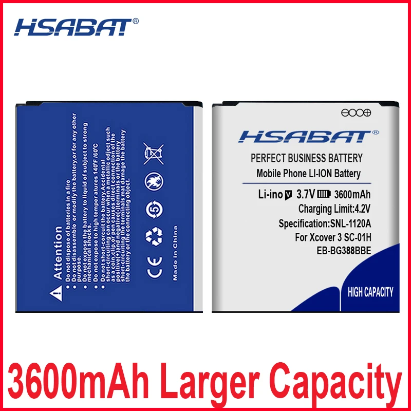 Топ бренд 3600mAh батарея для Samsung EB BG388BBE Galaxy Xcover 3 G388 G388F G389F G388D N533 SC 01H|Аккумуляторы