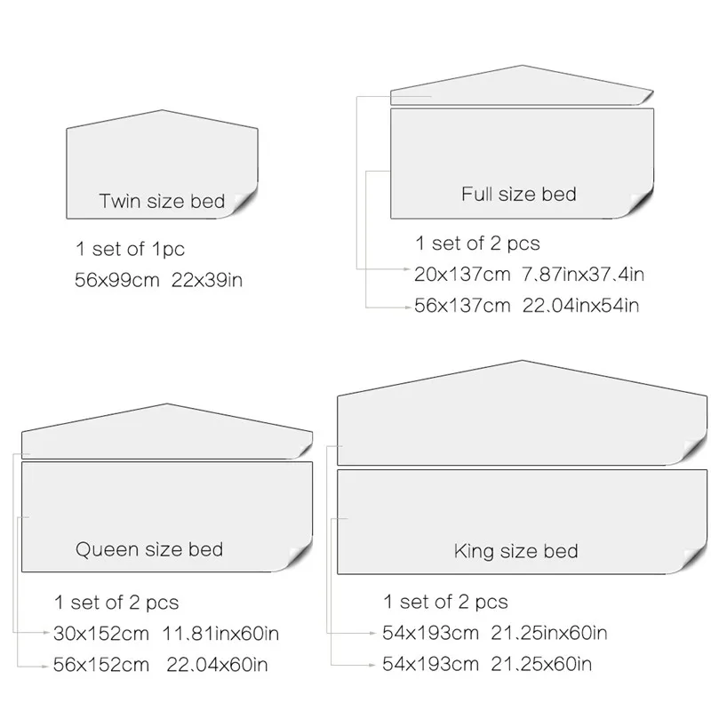 Креативные настенные стикеры в виде головы кровати ретро зернистость древесины