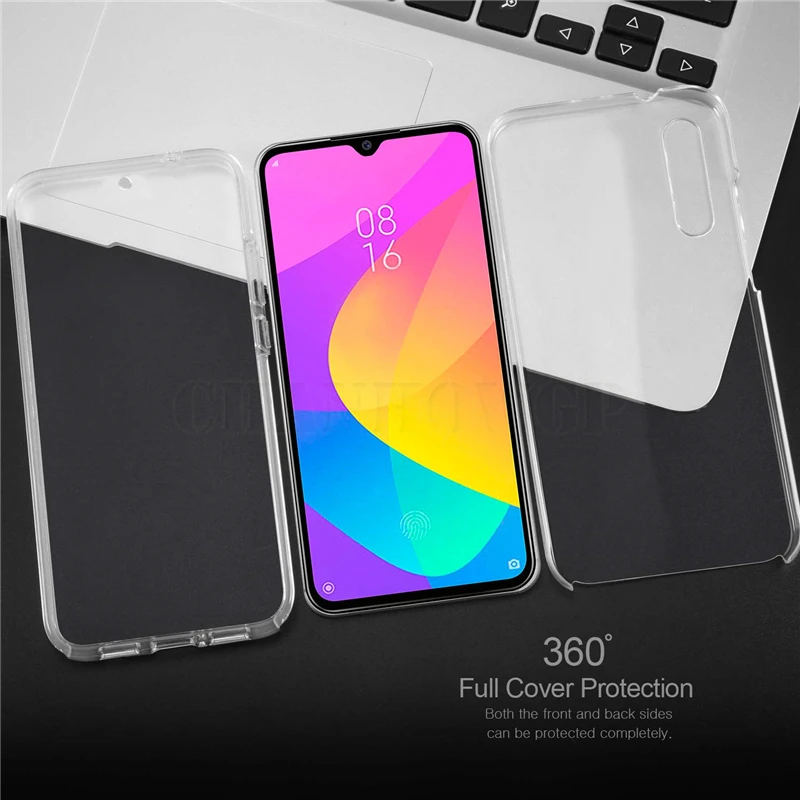 Двойной силиконовый чехол для Xiaomi Mi A3 Lite 9T Pro мягкие чехлы из ТПУ Redmi Note 7 6 K20 redmi 6a Go
