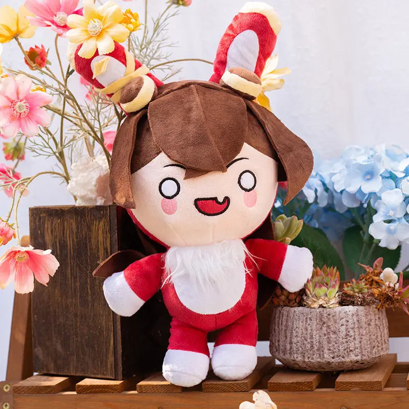 

Hot Genshin Impact Props Doll Project Xiangling Guoba Raccoon Earl Rabbit Plush Pillow Kids Toys Holiday Gifts Anime Accessories