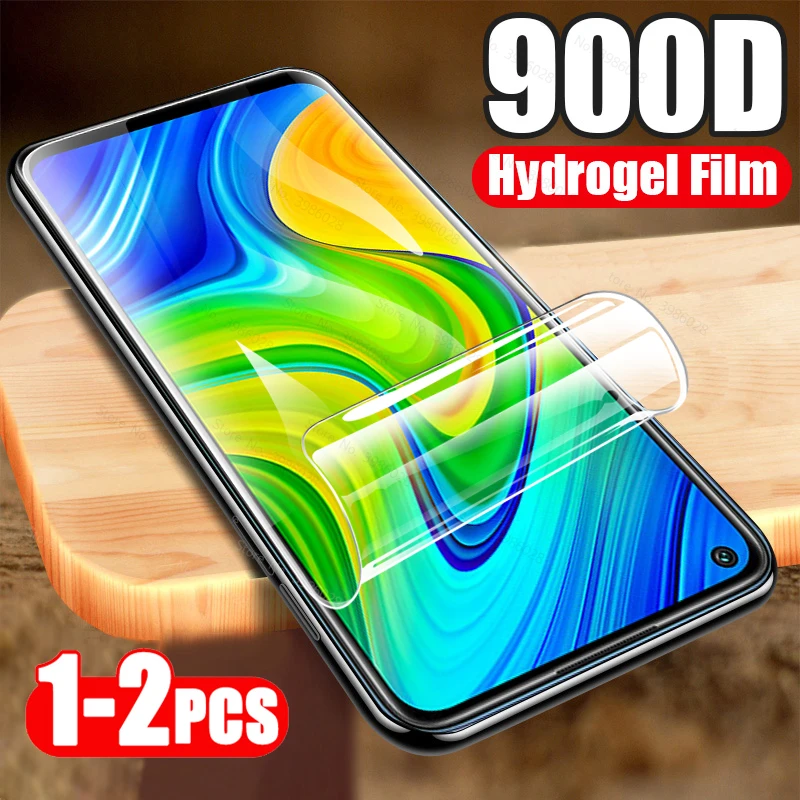 Мягкая Гидрогелевая пленка 1-2 шт. для xiaomi redmi note 9s защита экрана 9 pro max redmy note9 s note9s