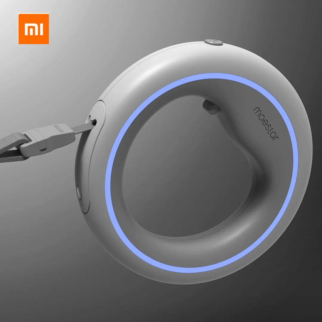 Новое прибытие оригинальный Xiaomi Мини MOESTAR НЛО 2 6 м выдвижной поводок для собак