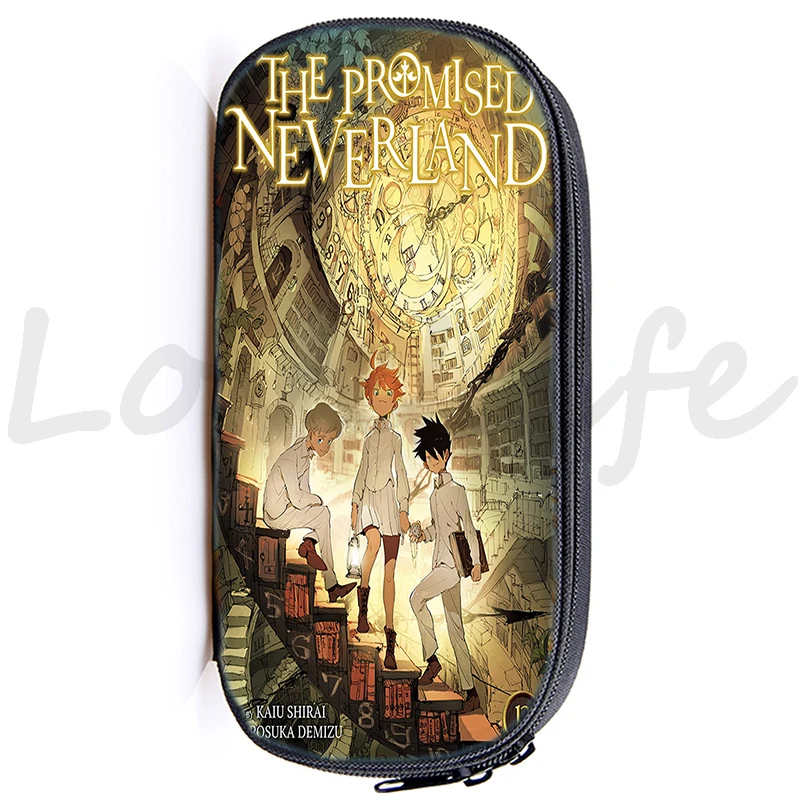 Многофункциональный карандаш с рисунком аниме обещал Neverland, школьные принадлежности для мальчиков и девочек, чехол для карандашей