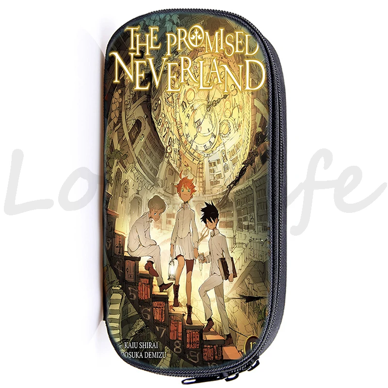 Многофункциональный чехол для карандашей с рисунком аниме обещал Neverland школьные