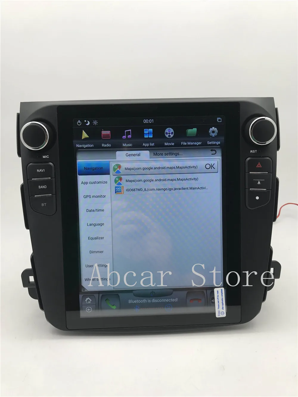 10,4 ''Tesla стиль Android 8,1 автомобильный dvd-плеер gps навигация для Mitsubishi Outlander 2006-2012 стерео радио PX6 CARPLAY HDMI