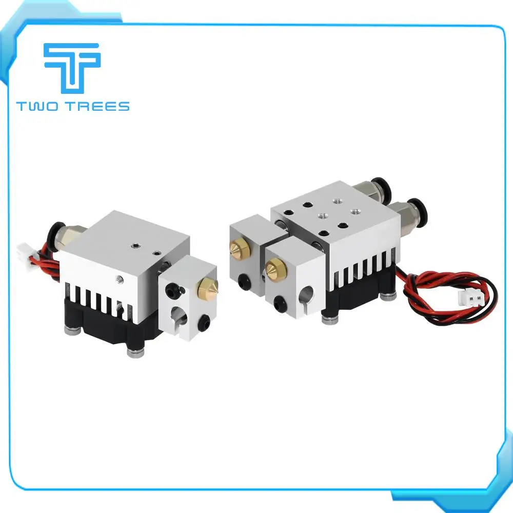 3D Chimera Hotend комплект 2 в из экструдера мульти экструзия все металлические V6 двойной
