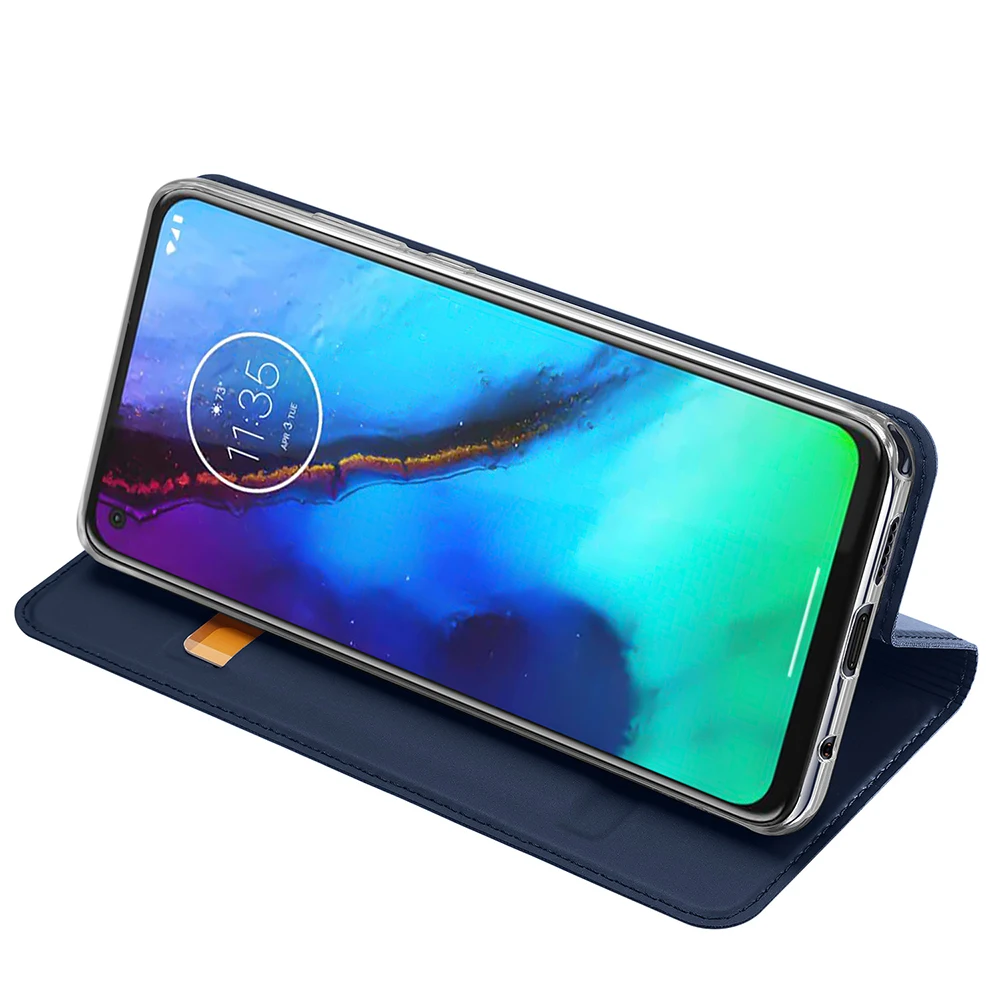 Чехол для Moto G Pro DUX DUCIS Skin Series кожаный чехол-книжка Motorola чехол с отделениями карт