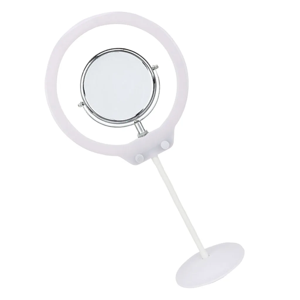 10-дюймовое светодиодное кольцо с регулируемой яркостью для селфи подставкой