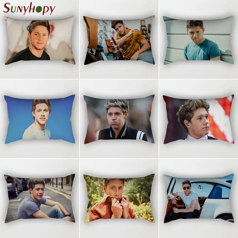 

Popular Style Niall Horan Custom Digital Printed Cushion Cover Polyester Throw for Sofa Car Home Pillowcases 0804WJY