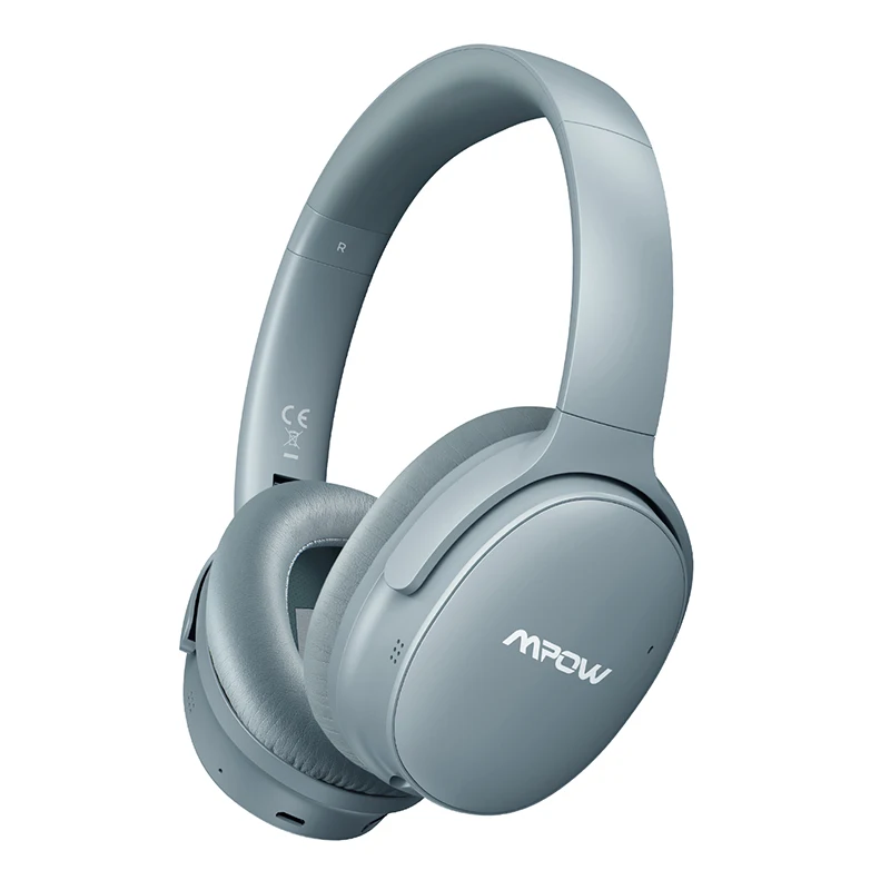 Gary Mpow H10 Активная Bluetooth-гарнитура с шумоподавлением HiFi стерео ANC Беспроводная проводная складная гарнитура для планшетного ПК ПК Mpow H5 - Цвет: Gary