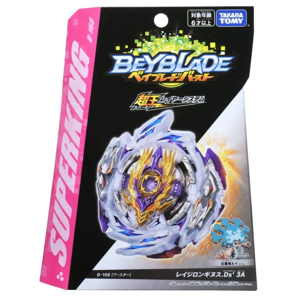 

TAKARA TOMY оригинальный Beyblades Burst B-168 бустер Rage Longinus. Ds' 3A