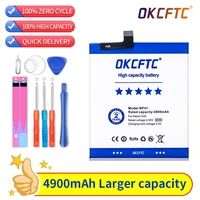 okcftc orginal bp41 4900mah battery for xiaomi redmi k20 k20 pro xiaomi mi 9t t9 pro bp41 replacement batteries tools