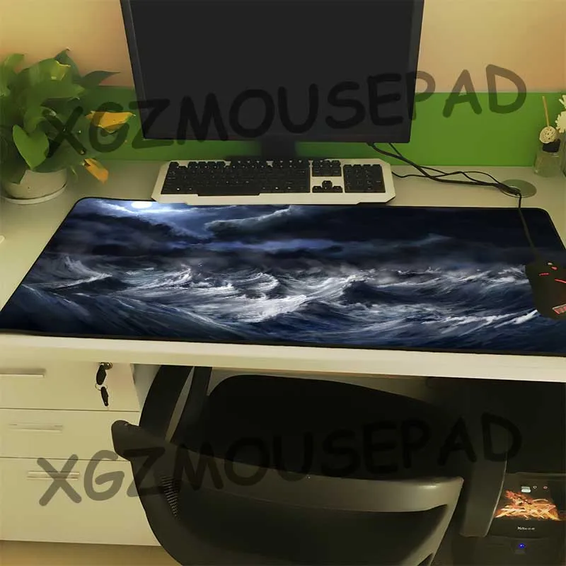 Коврик для мыши XGZ с изображением пейзажа большого размера Черным Замком