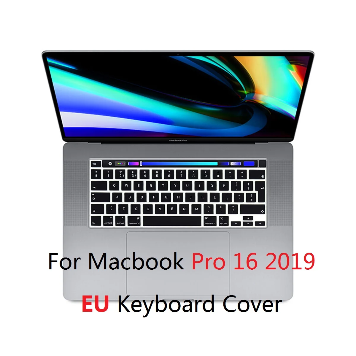 

EU Layout Keyboard Protector for Macbook Pro 16 2019 A2141 Keyboard Cover Silicon For Macbook Pro 16 A2141 Keyboard Skin