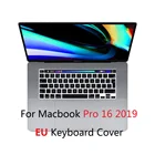 Защитный чехол для клавиатуры Macbook Pro 16 2019 A2141, силиконовый чехол для клавиатуры Macbook Pro 16 A2141, чехол для клавиатуры