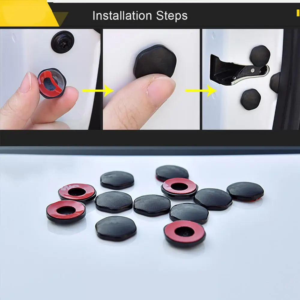 Автомобильный Дверной замок наклейки на винты с защитой от ржавчины