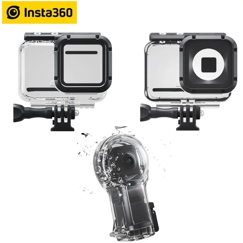 Водонепроницаемый чехол Insta360 ONE R для дайвинга с объективом LEICA 4K 360 двойная версия