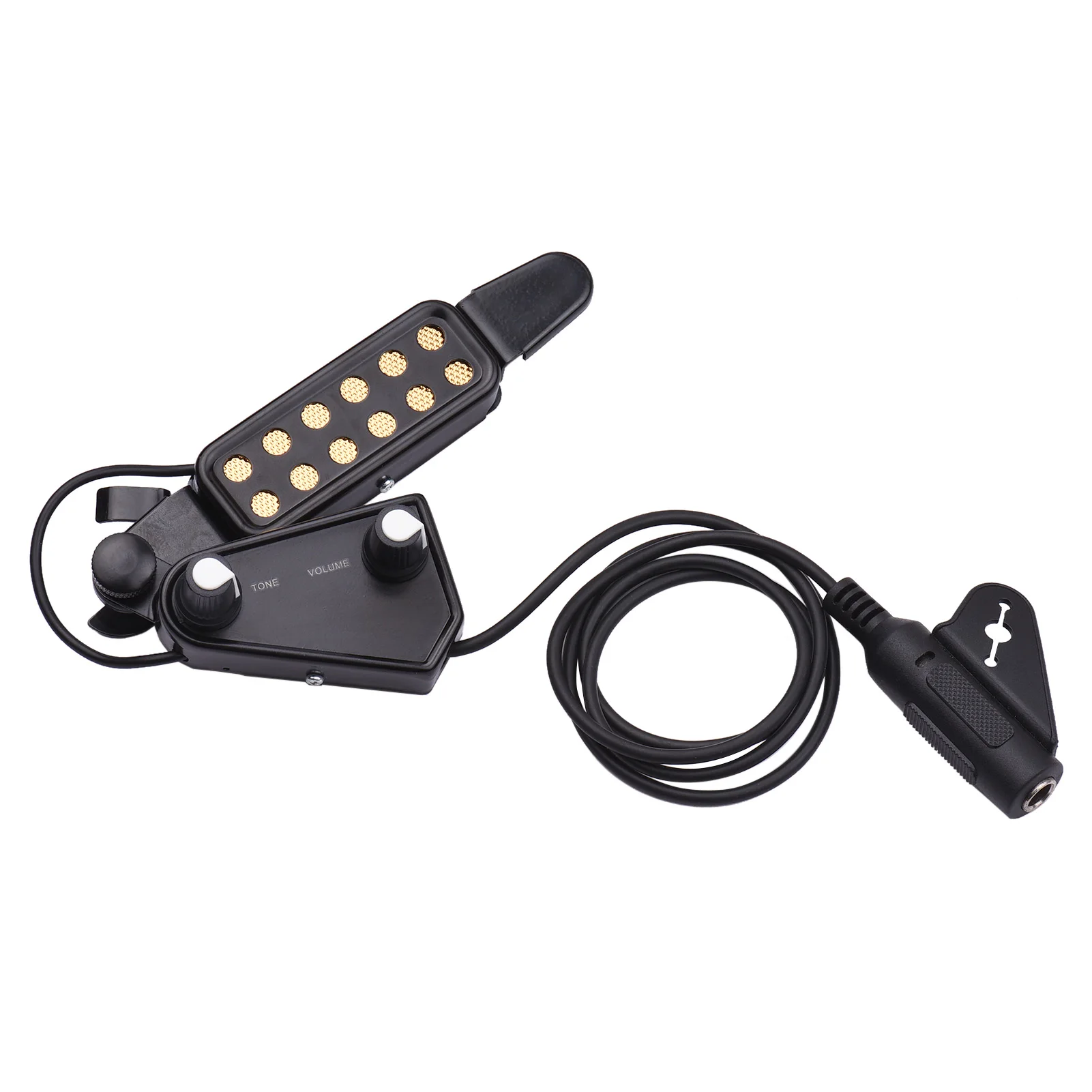

Acoustic Guitar Sound Hole Pickup Magnetic Passive Pick-up System with Tone Volume Control 6.35mm Interface Guitar Pickup new