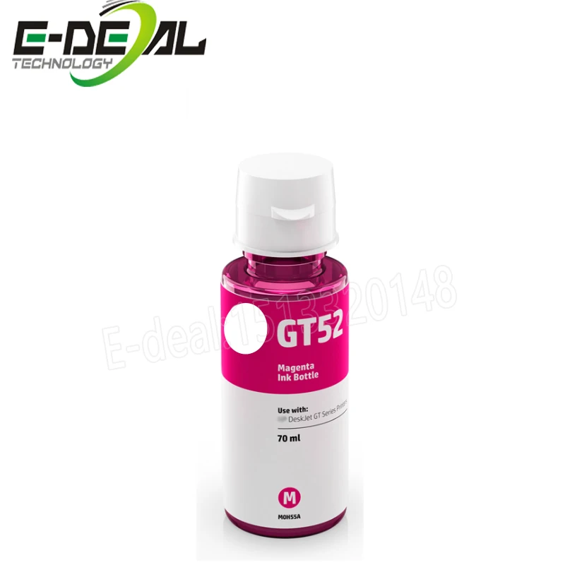 Оригинальные чернила для hp GT51 GT52 GT5810 GT5820 GT серии струйный принтер для GT 51 52 GT 5810 5820 чернила для заправки - Цвет: Красный