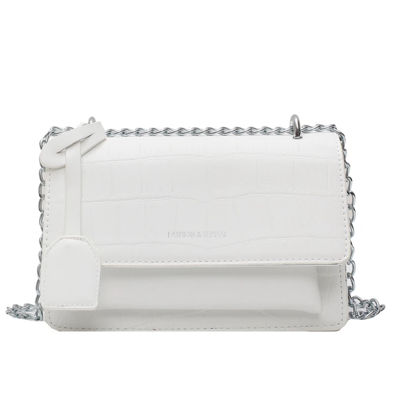 

Fashion chain bag ladies messenger bag casual shoulder bag small square bag mobile phone bag solid color female bag wallet