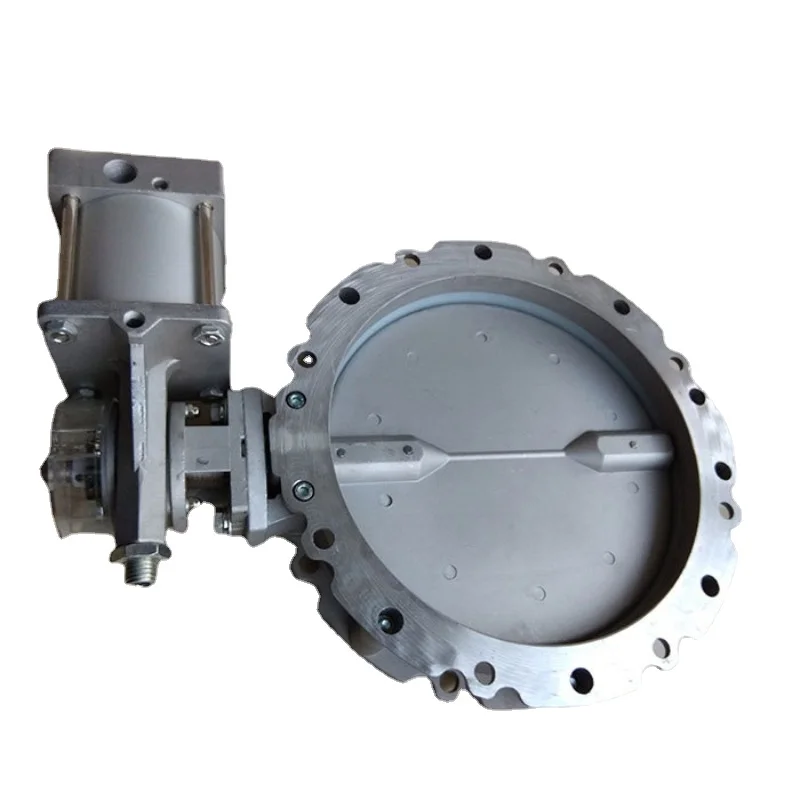 

Powder Butterfly Valve With Pneumatic Actuator