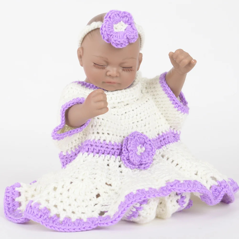 Полностью виниловые Мягкие силиконовые куклы 28 см 10 дюймов игрушки для