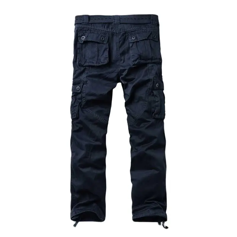 Брюки карго мужские прямые модные повседневные штаны Свободные мешковатые