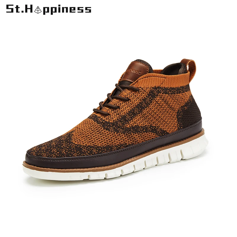

2022 New Men Mesh Casual Shoes Fashion Lightweight Breathable High Top Shoes Summer Outdoor Sports Fitness Sneakers Big Size