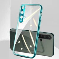 Plating Camera Cover Phone Case For Huawei Nova Nova5 Nova5t Nova6 Nova7 Honor Pro Soft TPU Coque