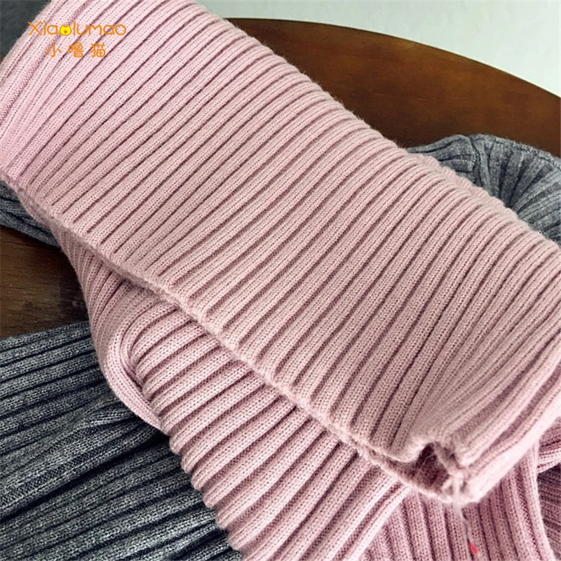 

New Winter Women Knitted Sweater Parent-child outfit Turtleneck Casual Soft polo-neck Fashion Slim Elasticity Pullovers