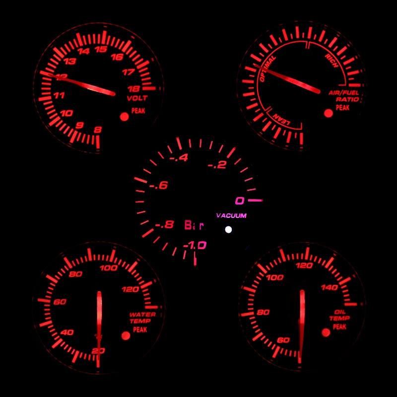 Запчасти для модификации автомобиля Универсальный измеритель 12 В Df Bf вакуумный
