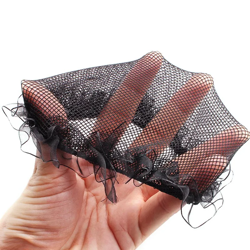 Невидимая эластичная кружевная сетка для волос девочек балетная танцевальная