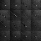 Ожерелье с подвеской в виде букв A-Z, серебристого цвета, для женщин и мужчин, модное ожерелье-цепочка из нержавеющей стали, ювелирные изделия, подарок