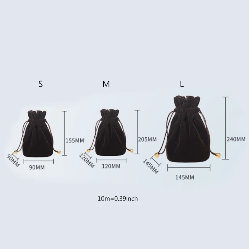 

Dice Bag Jewelry Packing Velvet Drawstring Pouches for Packing Gift 3 Sizes Board Game Packing Bag Toys Storage Bag