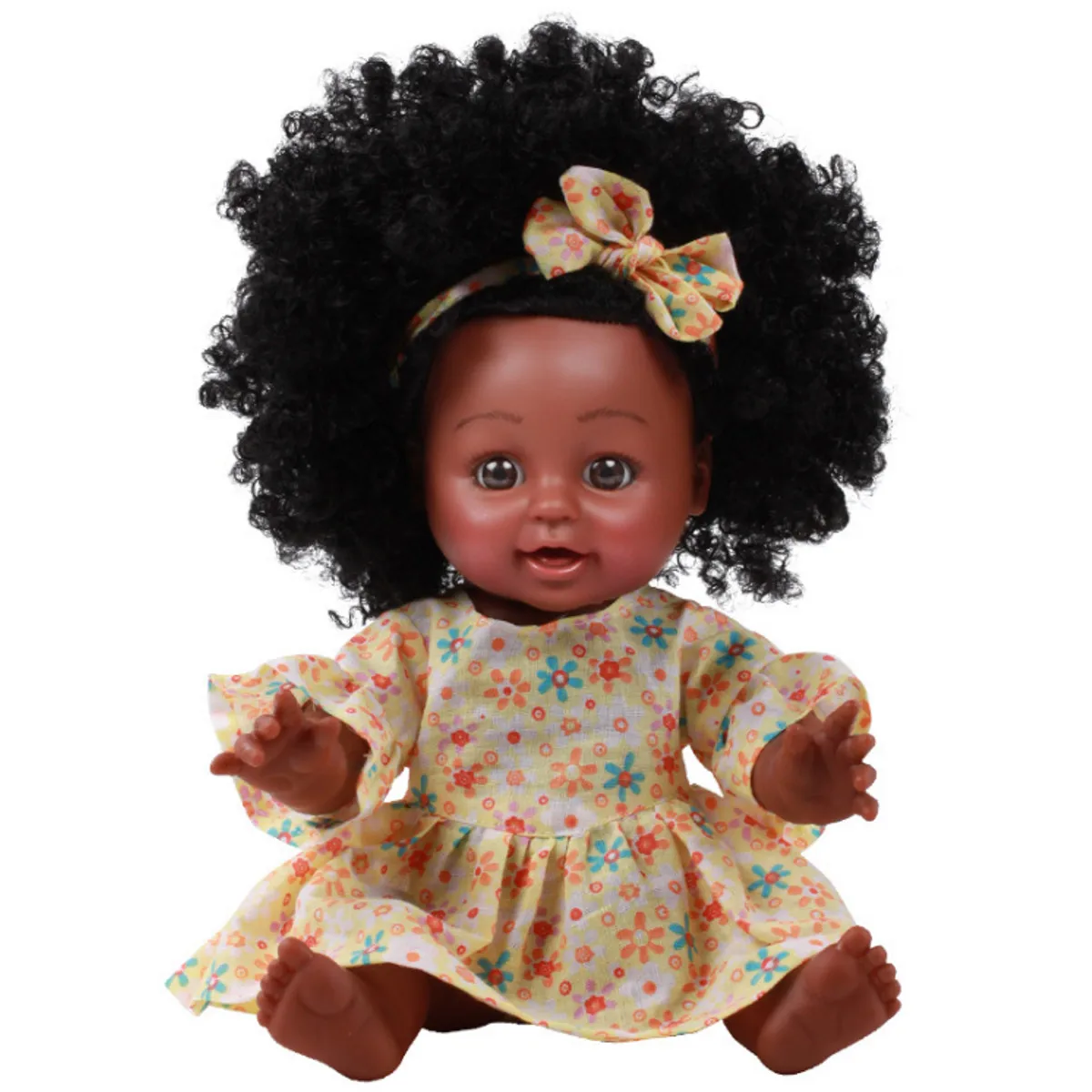 

Children Best Playmates Simulation African Girl Boy Reborn Baby Doll Lovely Curly Hair Newborn Babies Doll Kids Toys Presents
