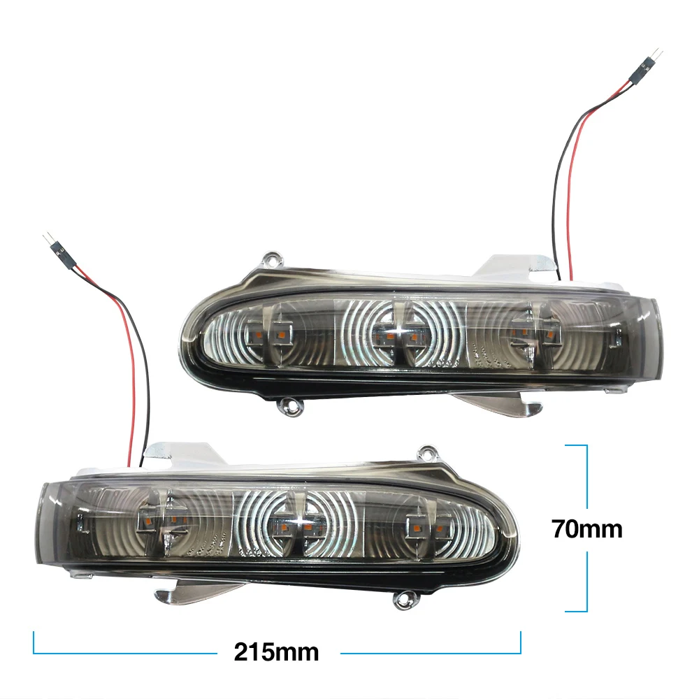 Car LED Mirror Indicator Turn Signal Light RearView Lamp For Mercedes-Benz S-Class W220 1999-2002 CL-Class W215 1999-2003 | Автомобили и