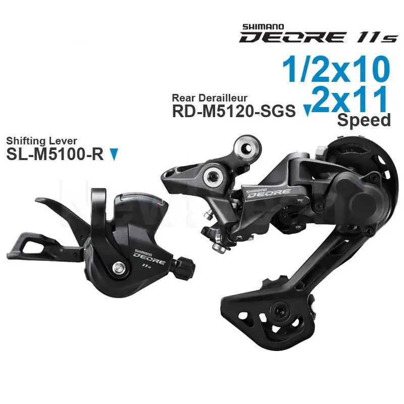 Переключатель передач SHIMANO DEORE M5100 задний переключатель детали для горного