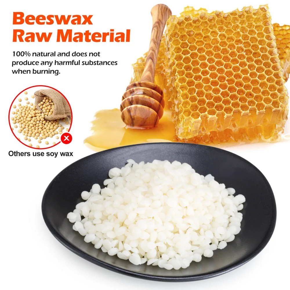 Juego de suministros para fabricaci&oacute;n de velas, Kit de aromaterapia hecha a mano, aceite esencial, herramienta de cera de abeja, regalo hecho a mano, 1 Juego-3