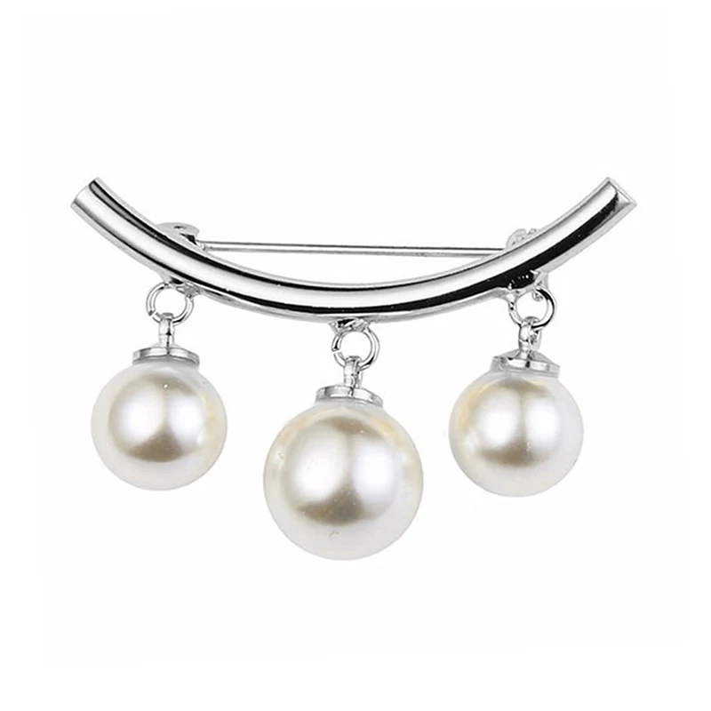 Антибликовая брошь модный темпераментный Простой жакет кардиган жемчужная