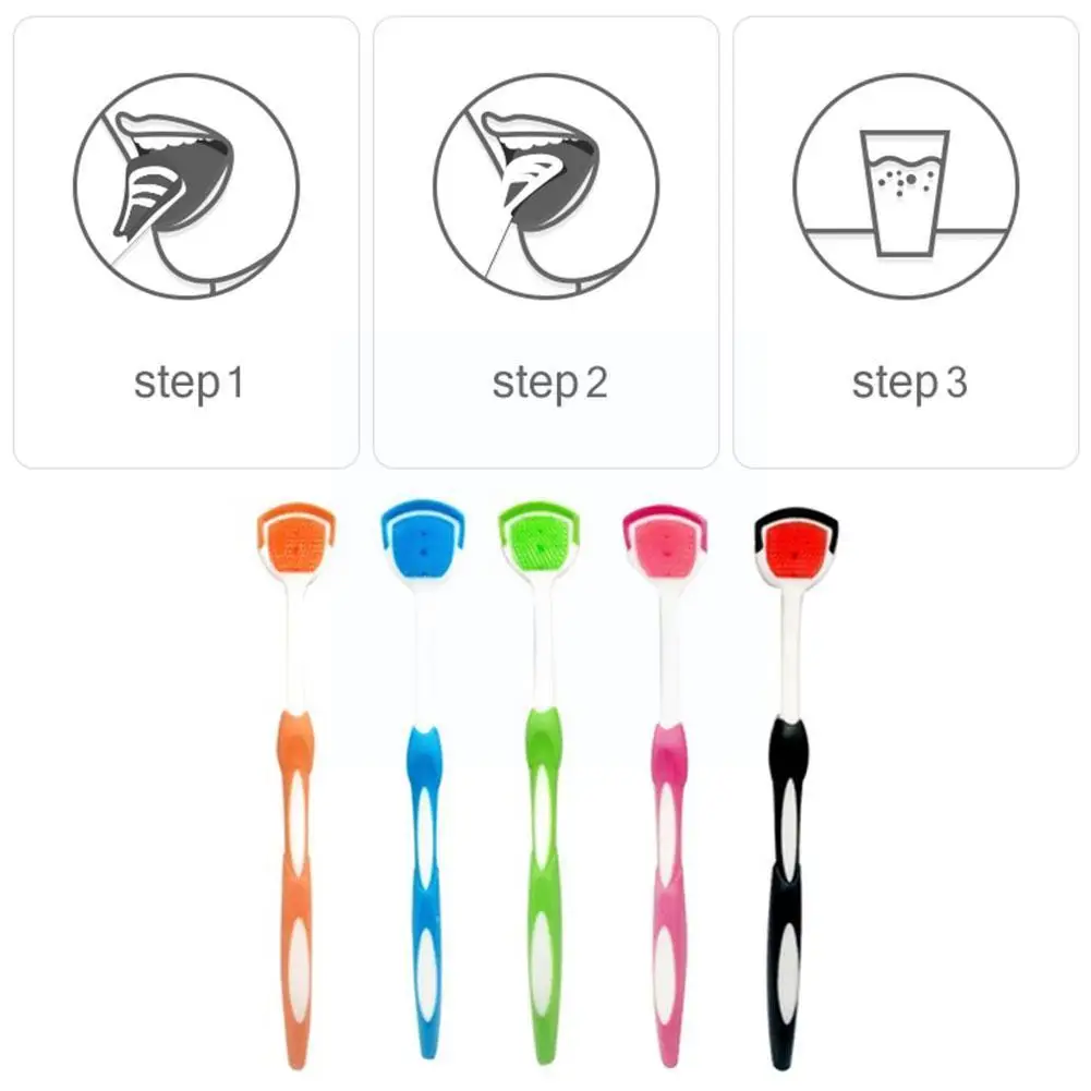 

1pcs Tongue Scraper Plastic Tongue Brush Reusable Tongue Tongue Breath For Better Brush Brush Cleaner Cleaning Coating Tong W3R5