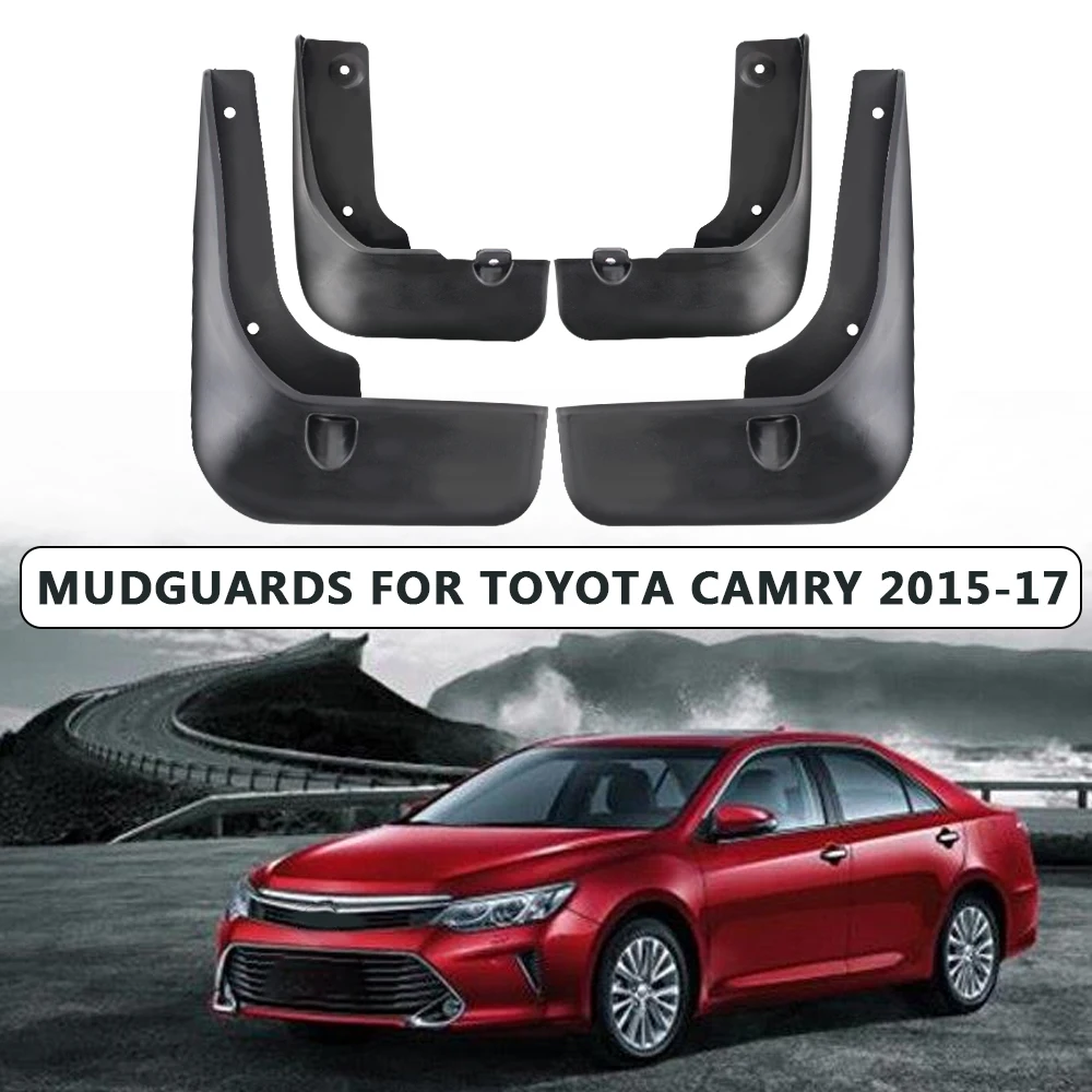 

Брызговики для Toyota Camry 2015, 2016, 2017, без ошибок